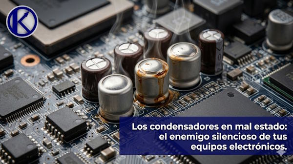 Condensadores en mal estado: qué son, cómo fallan y por qué arruinan tu ordenador sin avisar